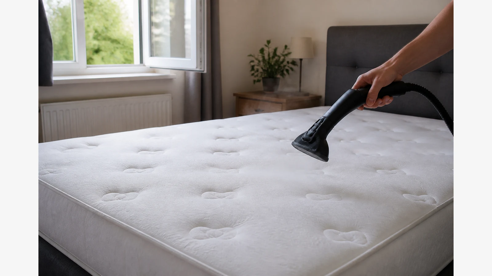 Steam clean mattress dust mites UK without damp